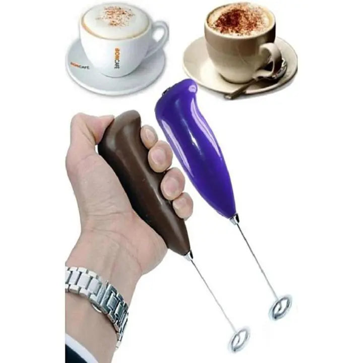 Mini Electric Coffee Frother & Egg Beater – Battery Operated