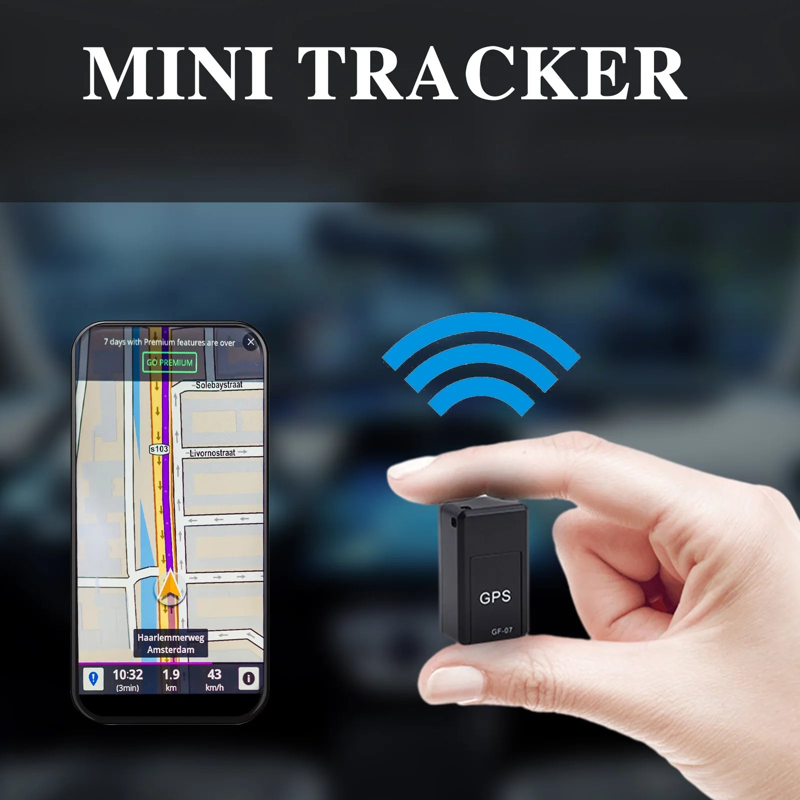 • Multi-Use GPS Tracker – Cars, Kids, Pets, Luggage