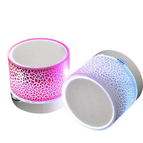Mini LED Bluetooth Speaker – Color-Changing Portable Wireless Sound