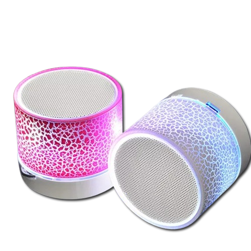 Mini LED Bluetooth Speaker – Color-Changing Portable Wireless Sound